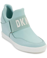 DKNY Women's Everyday Comfortable Cosmos-Wedge Sneaker Heeled Sandal, Sage, 6.5